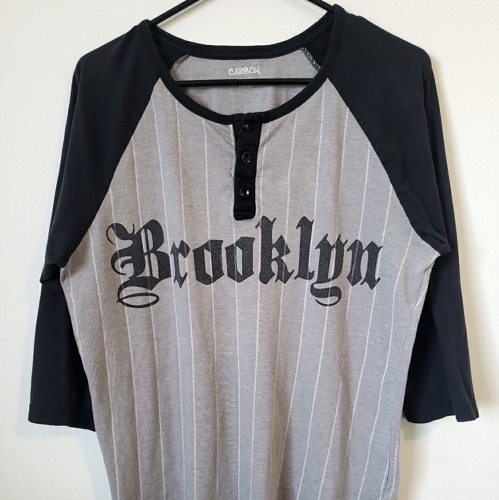 COPY - Carbon Gray/Black Elbow Length Sleeve Shirt
